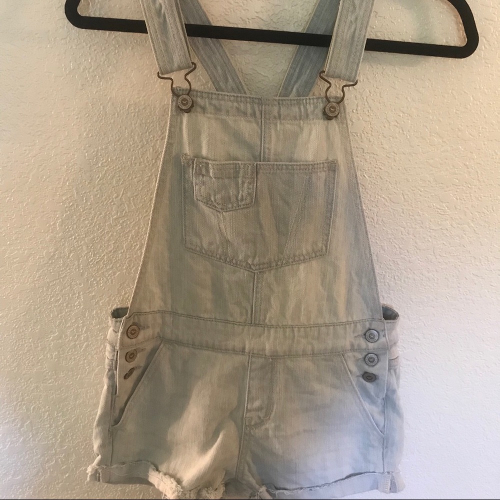 Hollister Lightwash Overalls